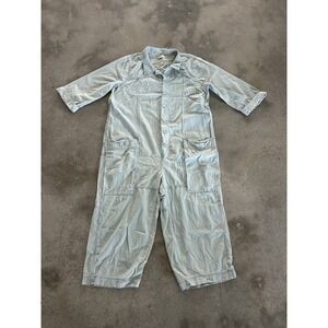Free People‎ - We The Free Margarita Jumpsuit Light Wash Denim Sz XL